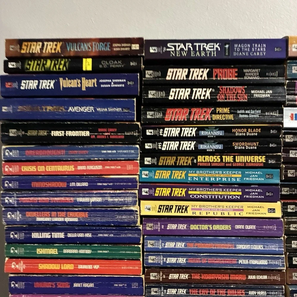 Star Trek TOS Pocket Books Lot 126 Books 88/97 Numbered + 38 Extra Novels